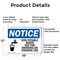 Signmission Non-Potable Water Not For Drinking Cooking, 18 in W x Rectangle, Aluminum OS-2PACK-NS-A-1218-L-16242 - alternate 3